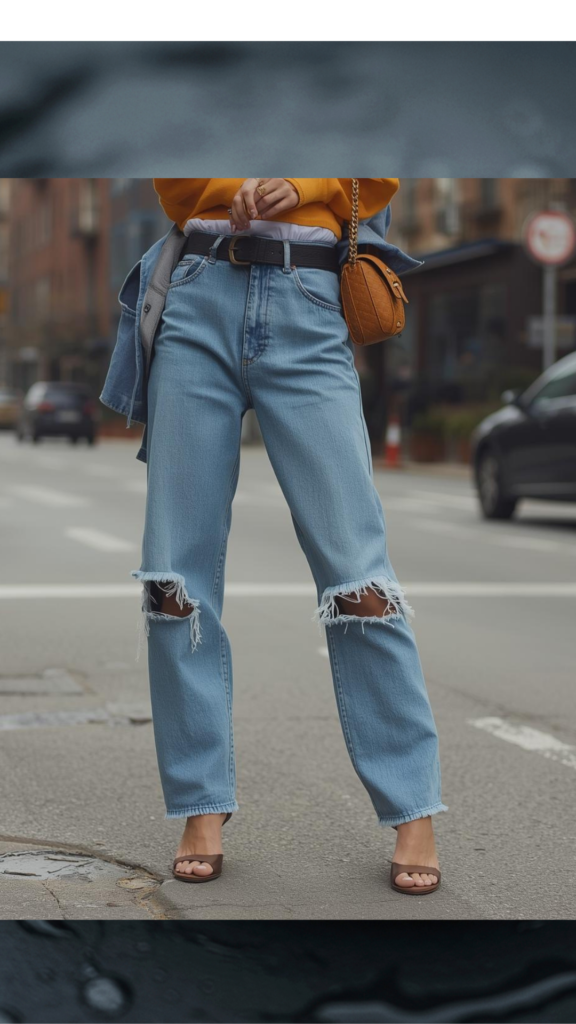 Los vaqueros rotos regresan y se convierten en tendencia clave de la primavera 2026